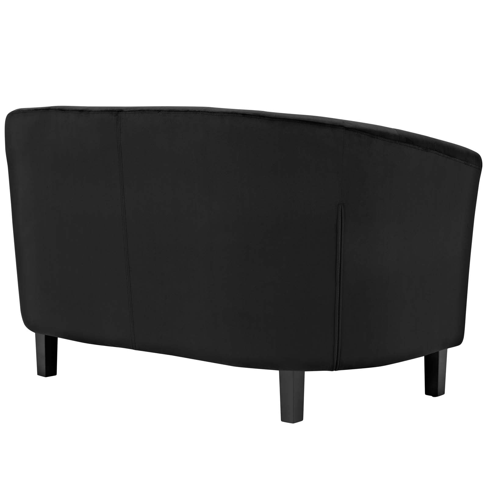 Modway Living Room Sets - Prospect 2 Piece Performance Velvet Loveseat and Armchair Set Black