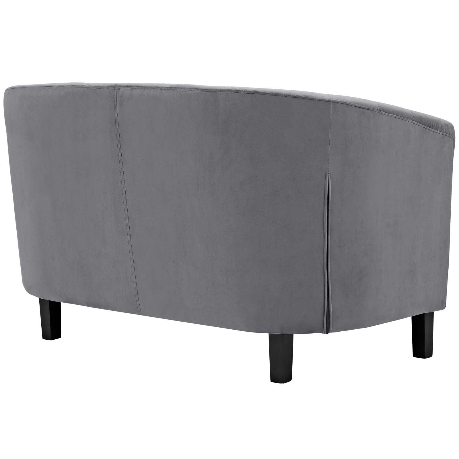 Modway Living Room Sets - Prospect 2 Piece Performance Velvet Loveseat and Armchair Set Gray
