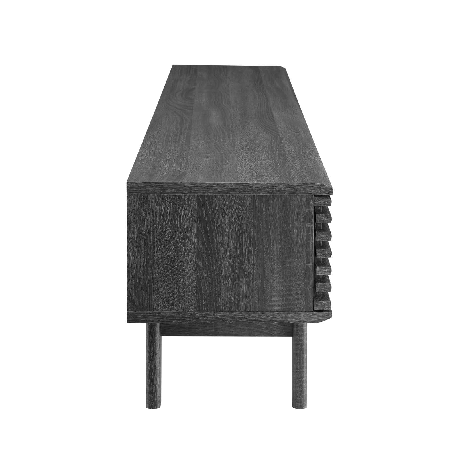 Modway TV & Media Units - Render 70" Entertainment Center TV Stand Charcoal