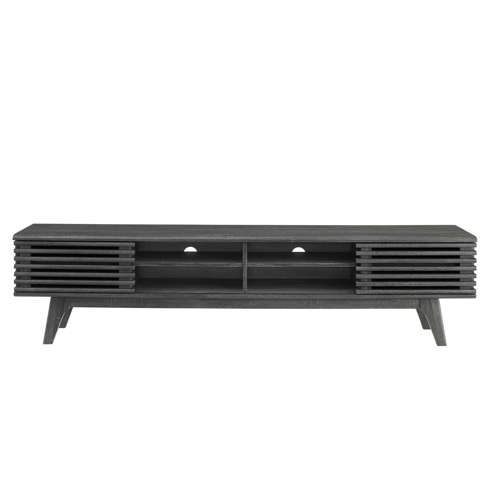 Modway TV & Media Units - Render 70" Entertainment Center TV Stand Charcoal