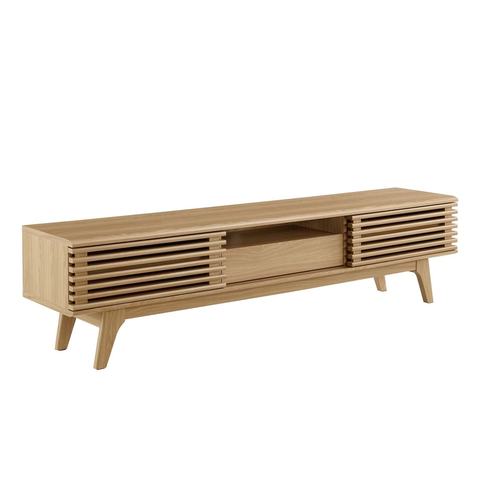 Modway TV & Media Units - Render 70" TV Stand Oak