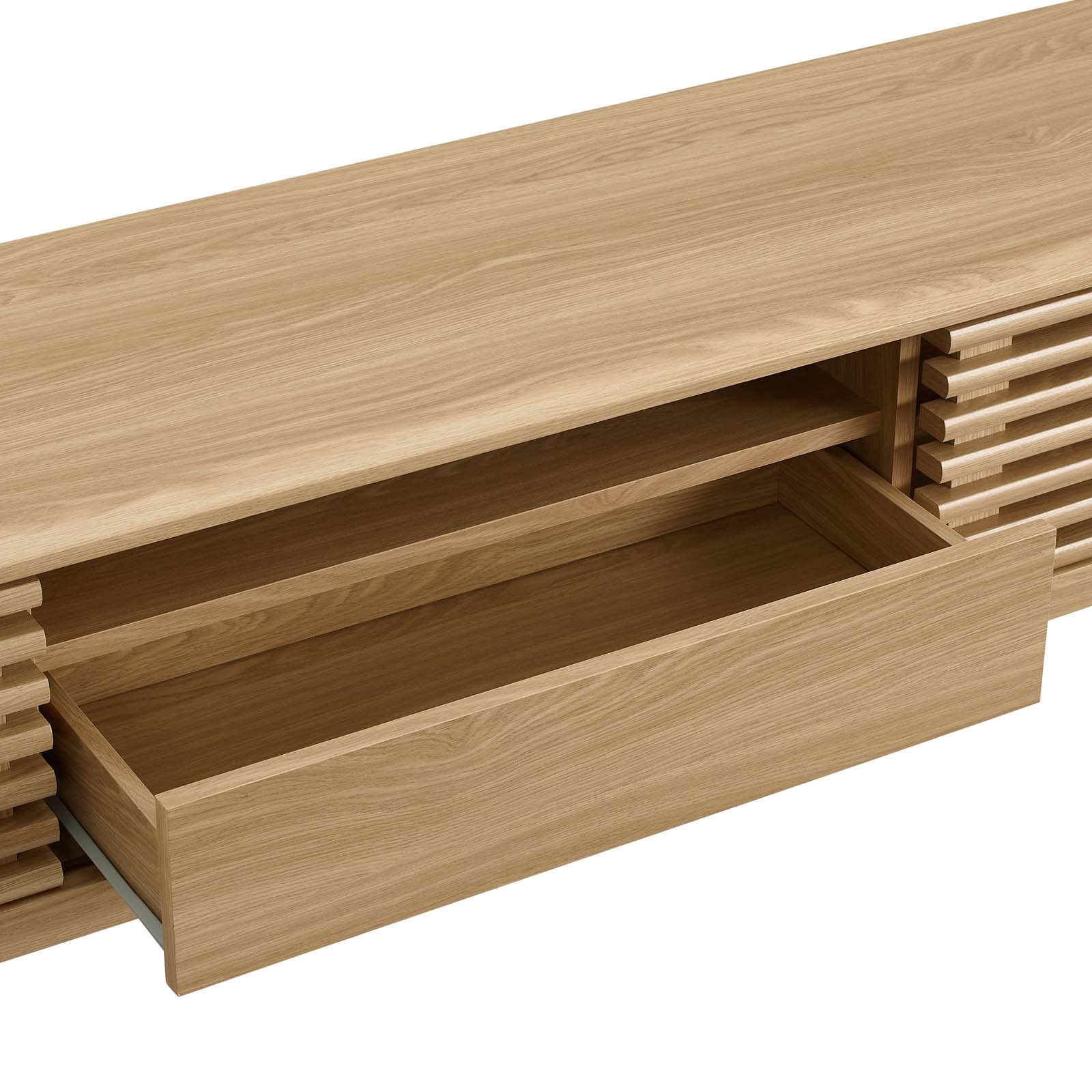 Modway TV & Media Units - Render 70" TV Stand Oak