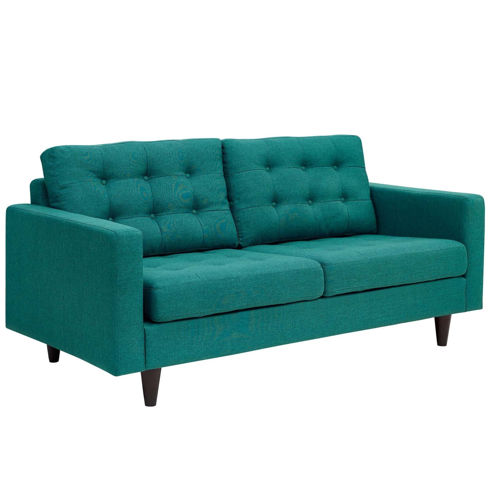 Modway Living Room Sets - Empress Sofa, Loveseat And Armchair Set Of 3 Teal