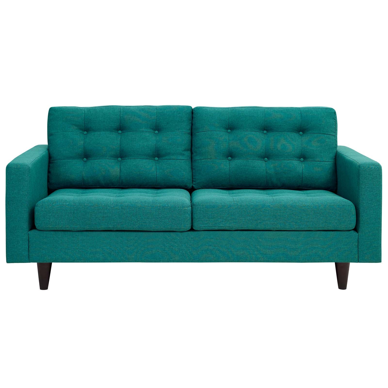 Modway Living Room Sets - Empress Sofa, Loveseat And Armchair Set Of 3 Teal