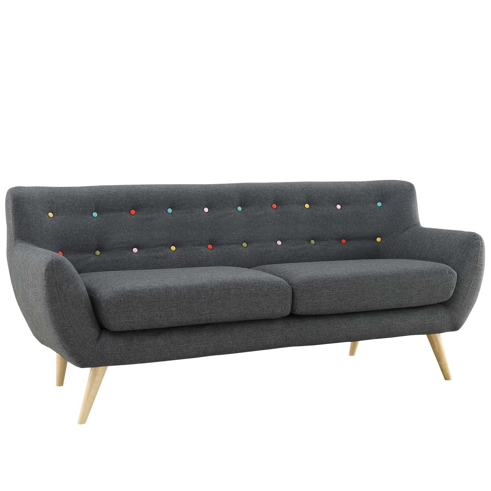 Modway Living Room Sets - Remark 3 Piece Living Room Set Gray