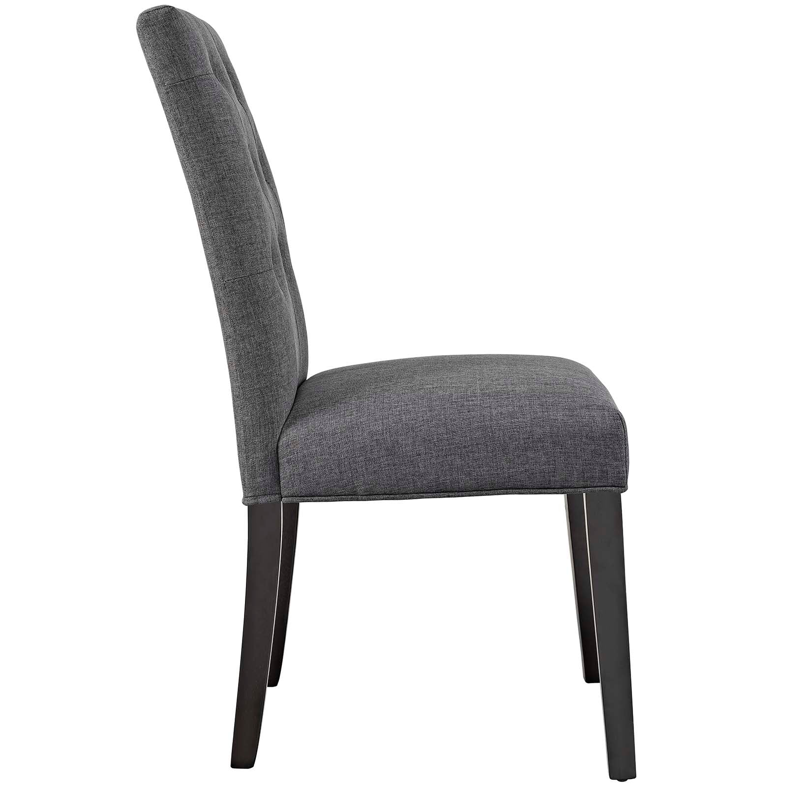 Modway Dining Chairs - Confer Dining Side Chair Fabric Set of 2 Gray