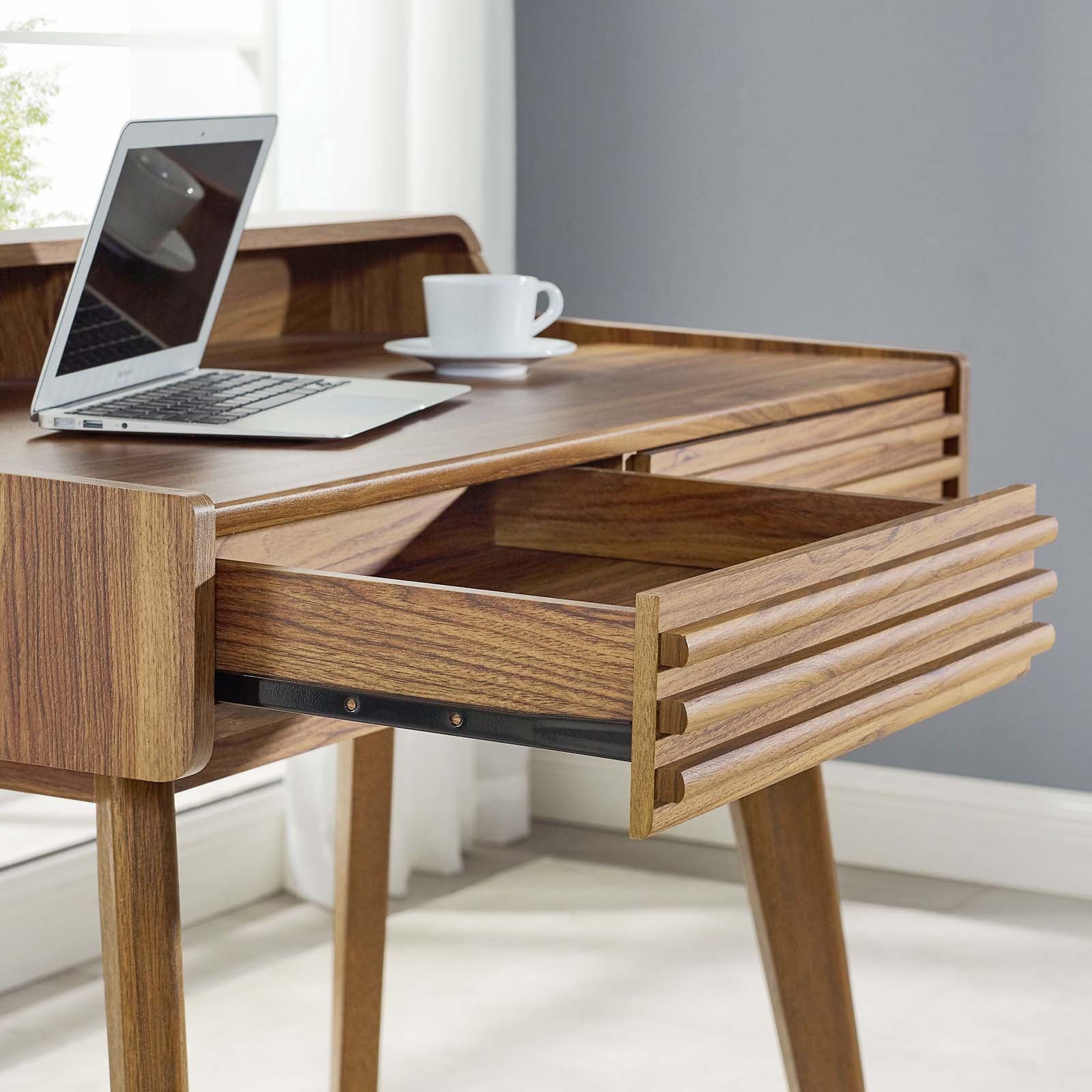 Modway Desks - Render Writing Desk Walnut