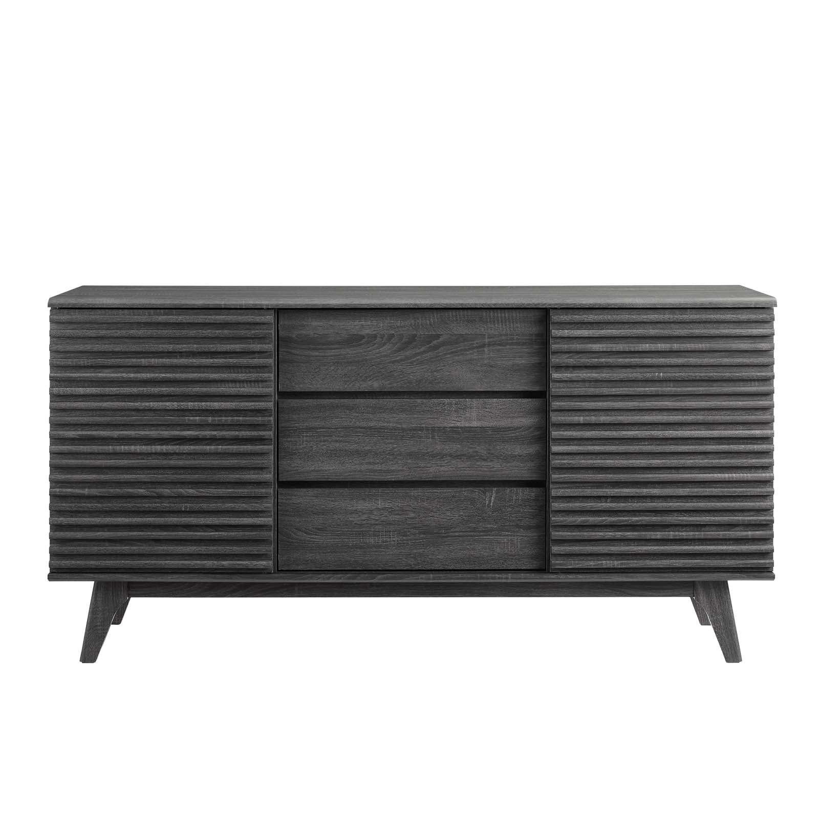 Modway TV & Media Units - Render-63"-Sideboard-Buffet-Table-or-TV-Stand-Charcoal