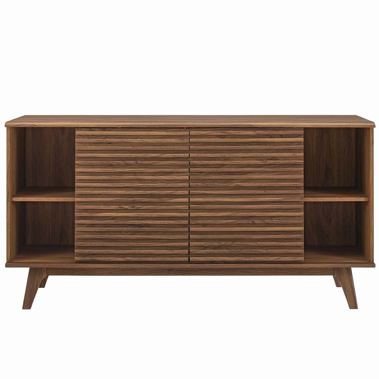 Modway Buffets & Cabinets - Render Sideboard Buffet Table Walnut