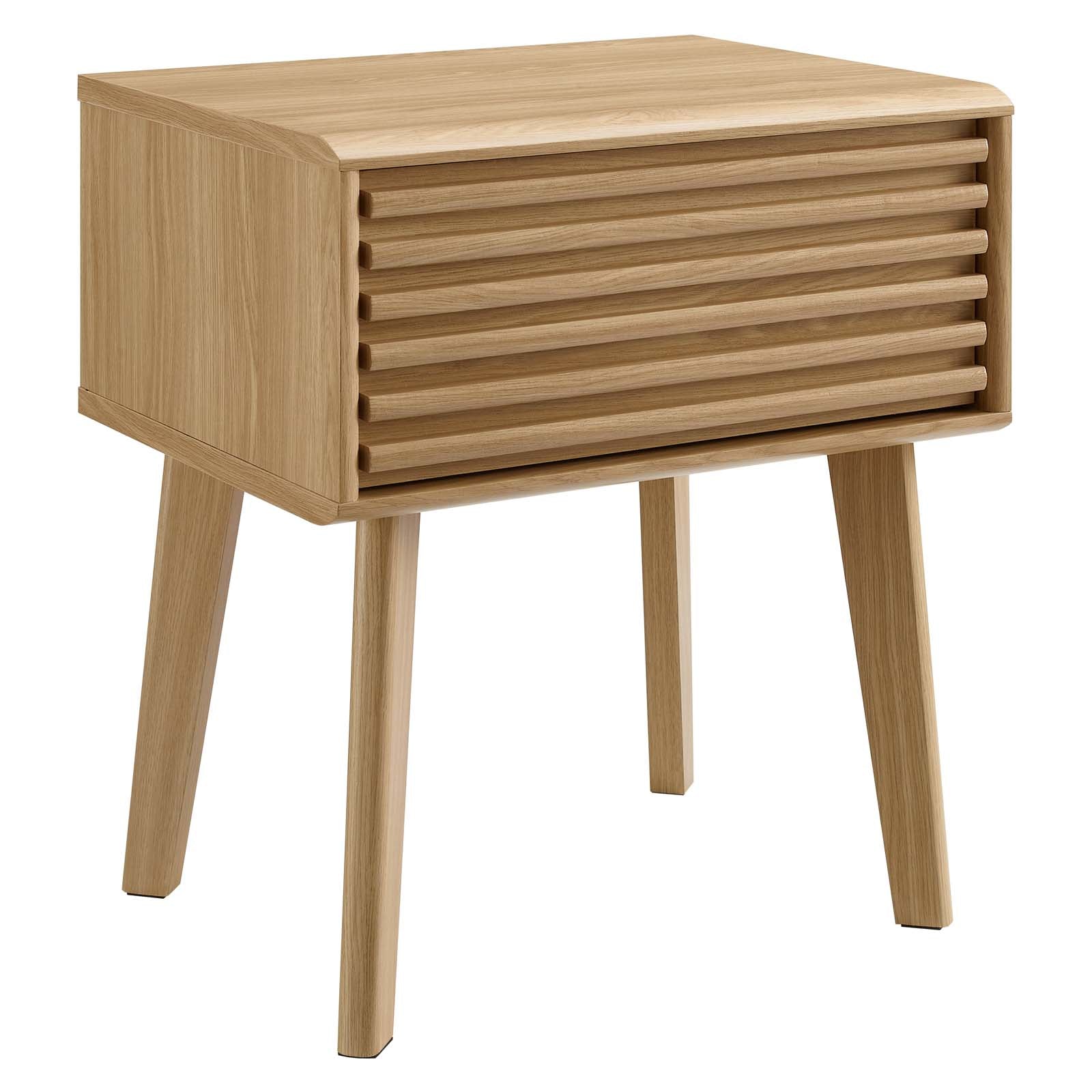 Modway Side & End Tables - Render End Table Oak