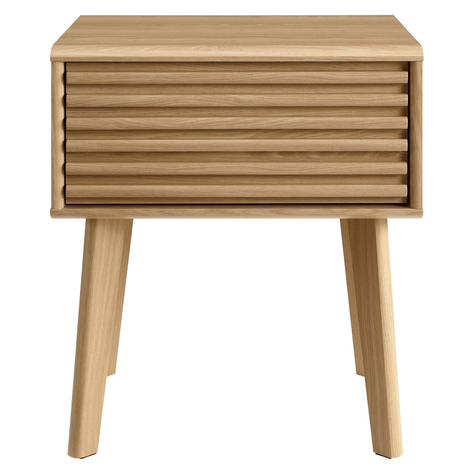 Modway Side & End Tables - Render End Table Oak