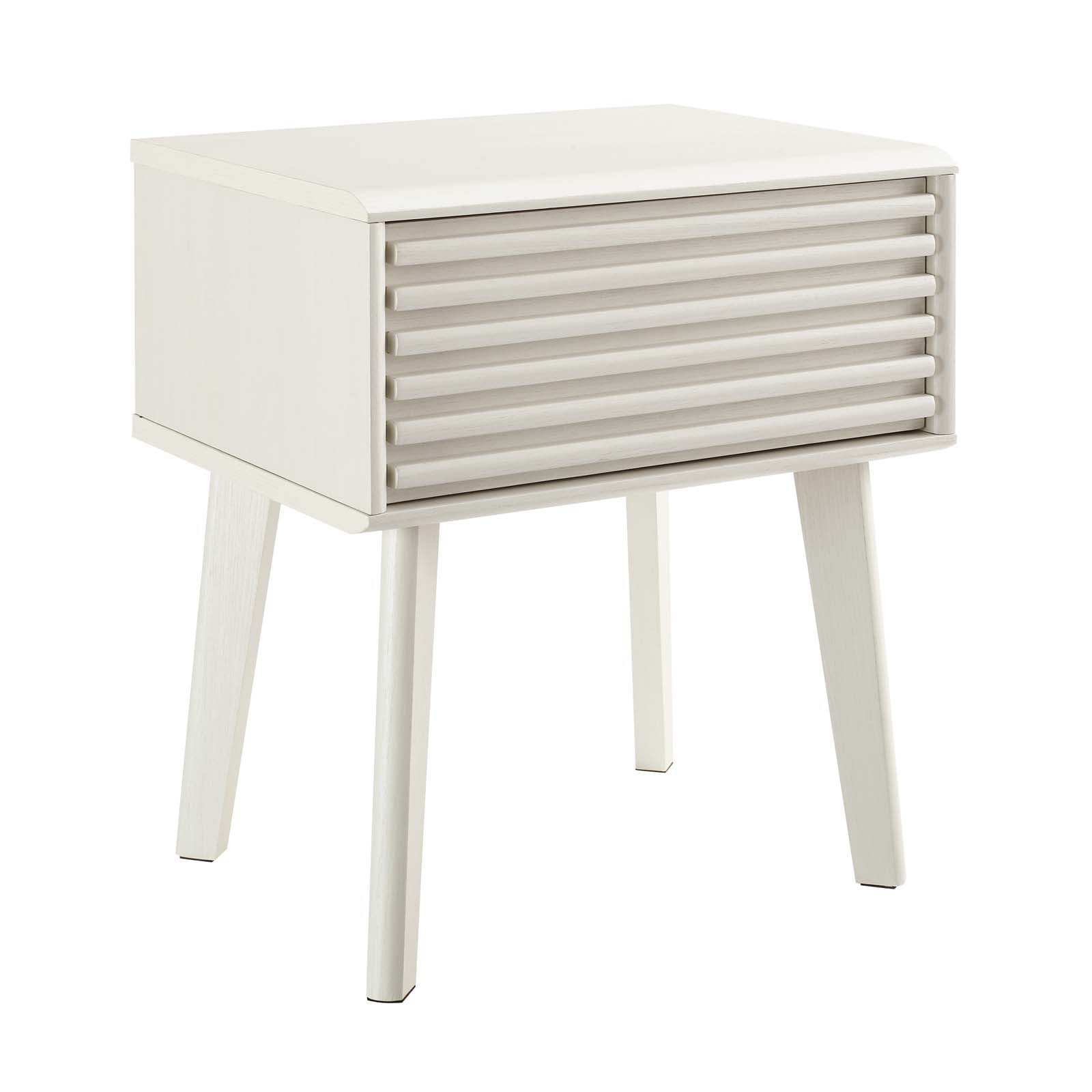 Modway Side & End Tables - Render End Table White