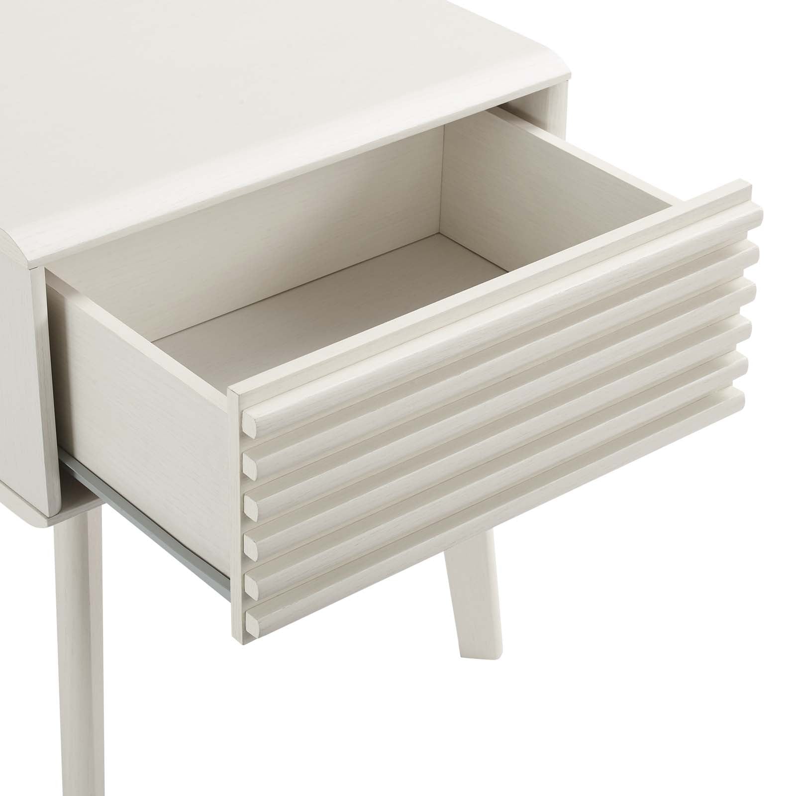 Modway Side & End Tables - Render End Table White