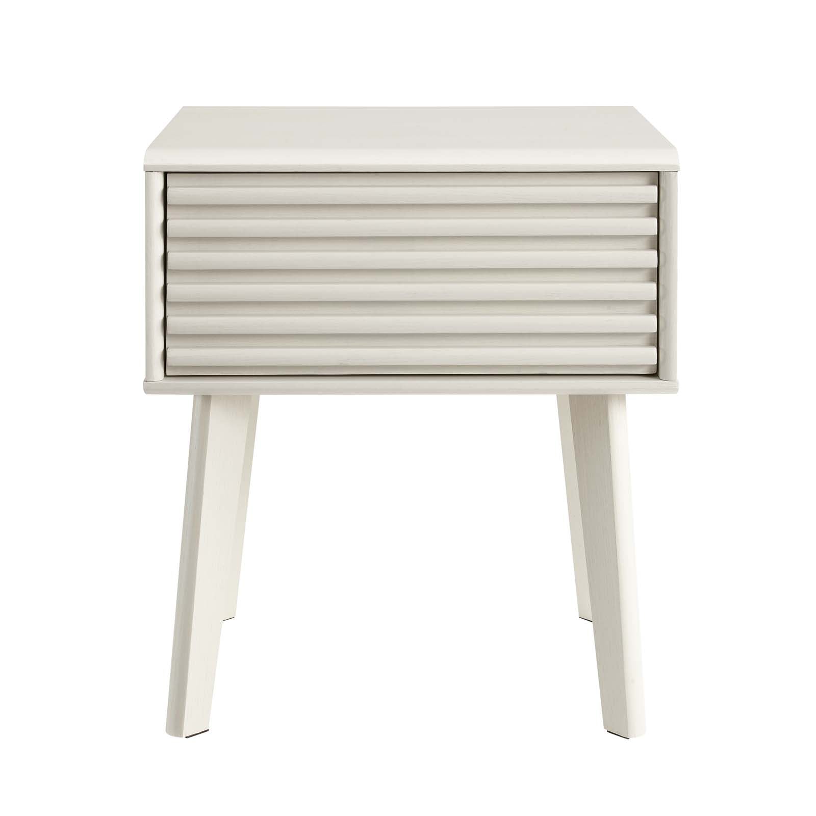 Modway Side & End Tables - Render End Table White