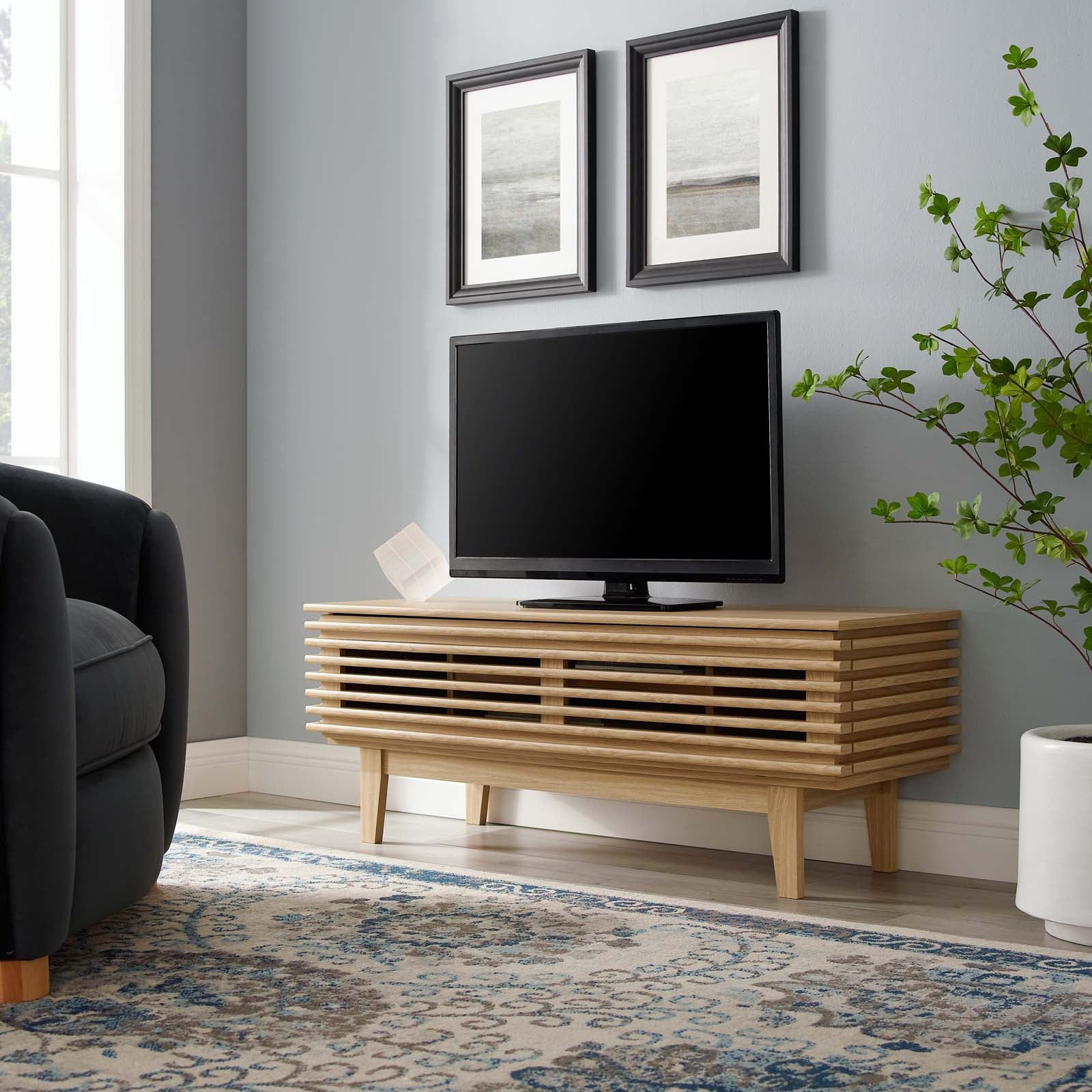 Modway TV & Media Units - Render-46"-TV-Stand-Oak