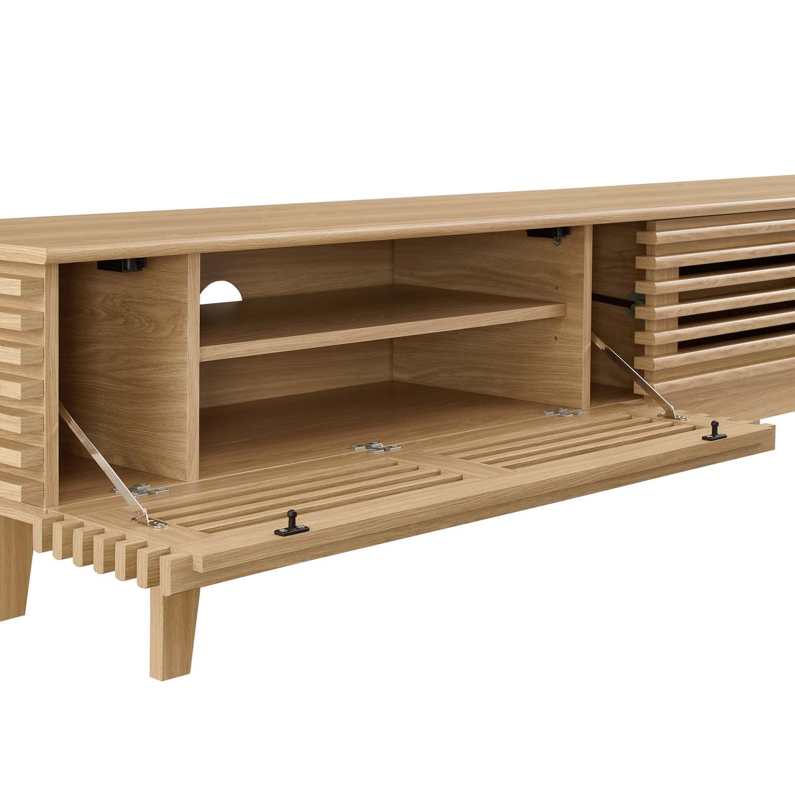 Modway TV & Media Units - Render 71" TV Stand Oak