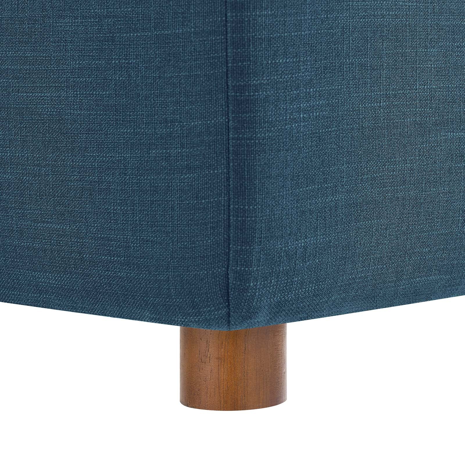 Modway Sectional Sofas - Commix Down Filled Overstuffed Reversible Sectional Sofa Azure