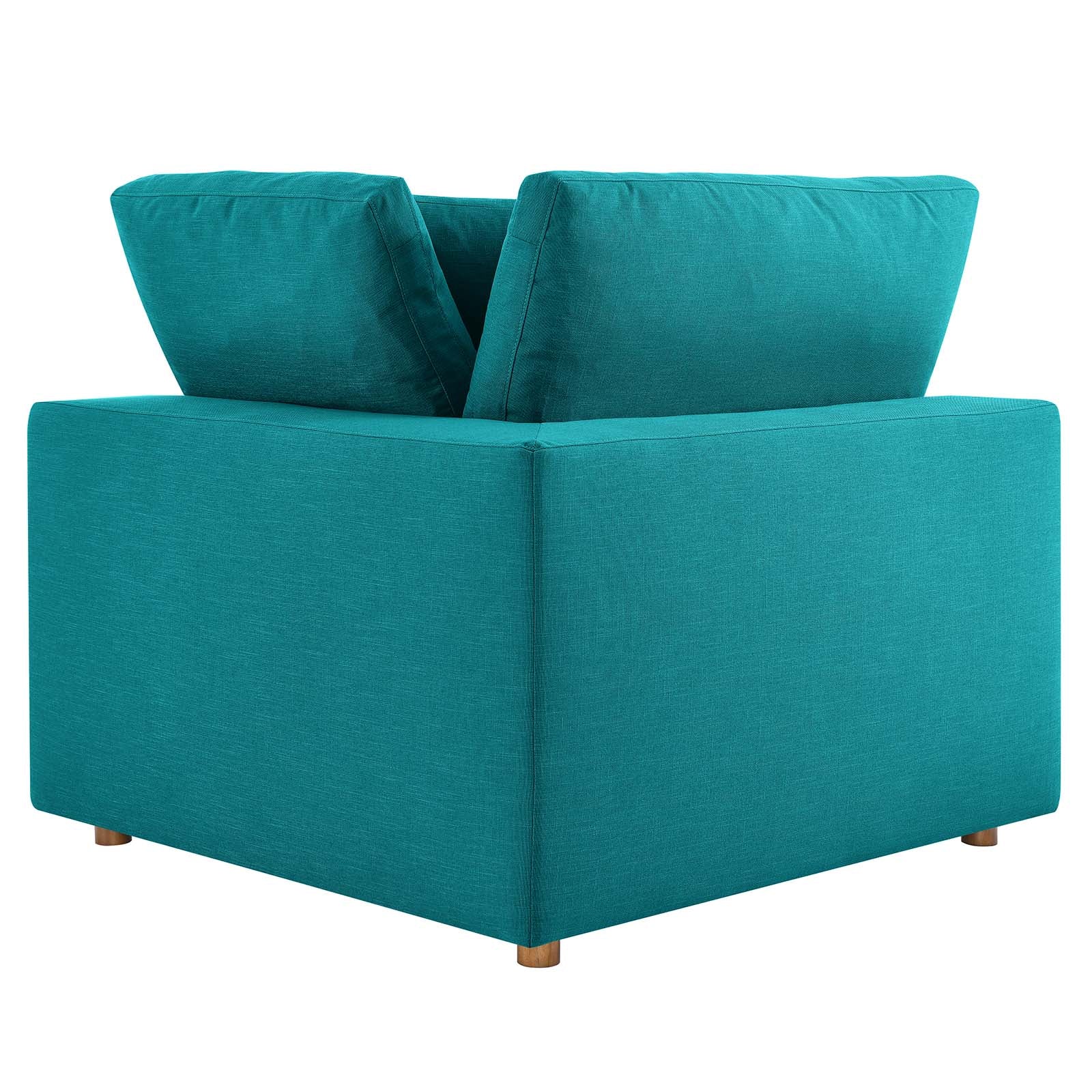 Modway Sectional Sofas - Commix Down Filled Overstuffed Reversible Sectional Sofa Teal