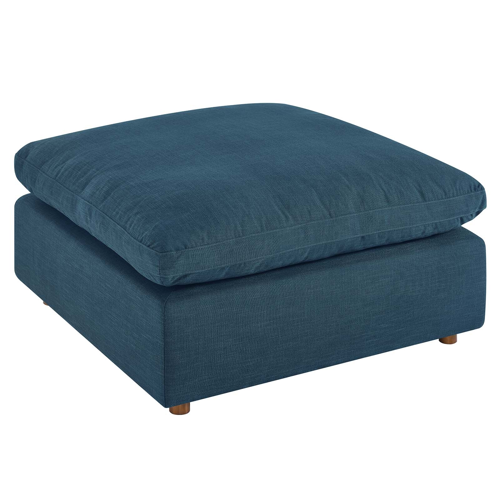 Modway Sectional Sofas - Commix 157" Down Filled 5 Piece Sectional Sofa Set Azure