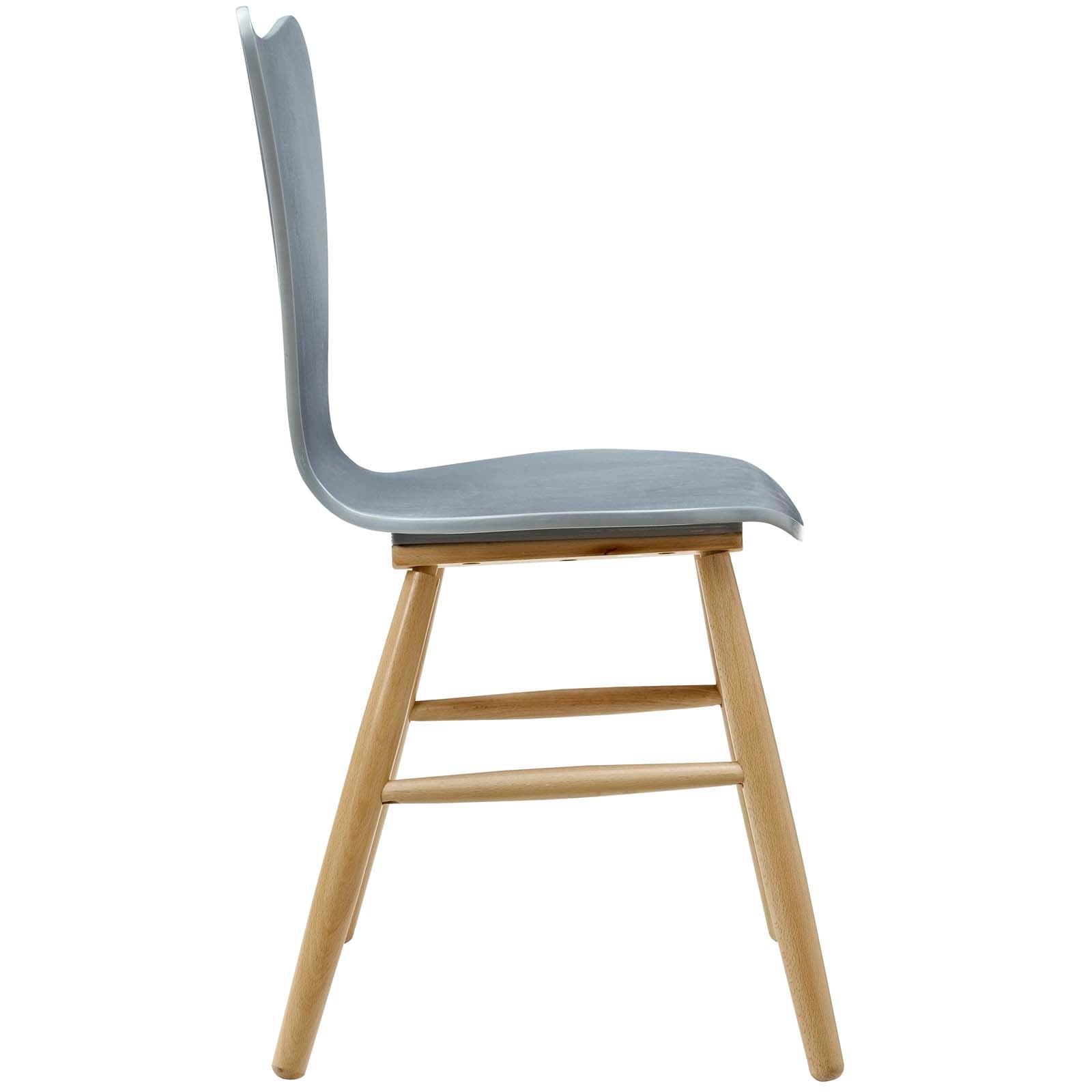 Modway Dining Chairs - Cascade-Dining-Chair-Set-of-4-Gray