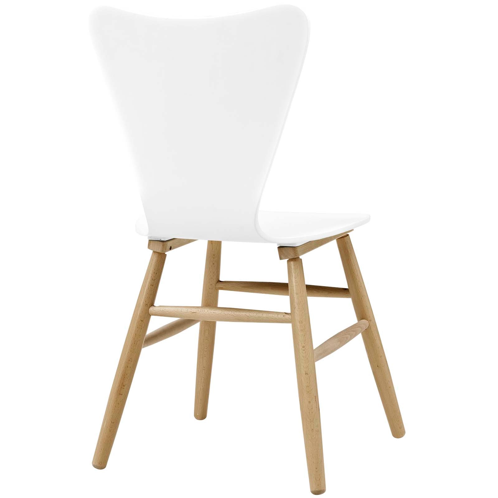 Modway Dining Chairs - Cascade Dining Chair White (Set of 4)