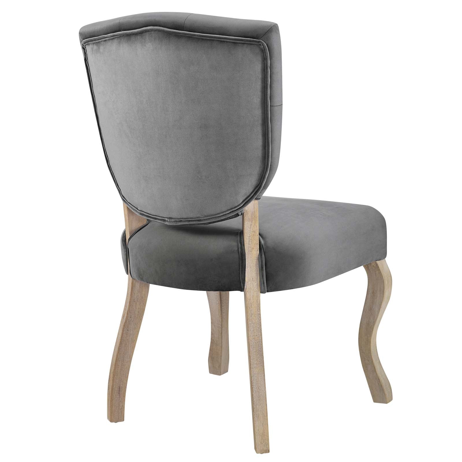 Modway Dining Chairs - Array Dining Side Chair Set of 2 Gray
