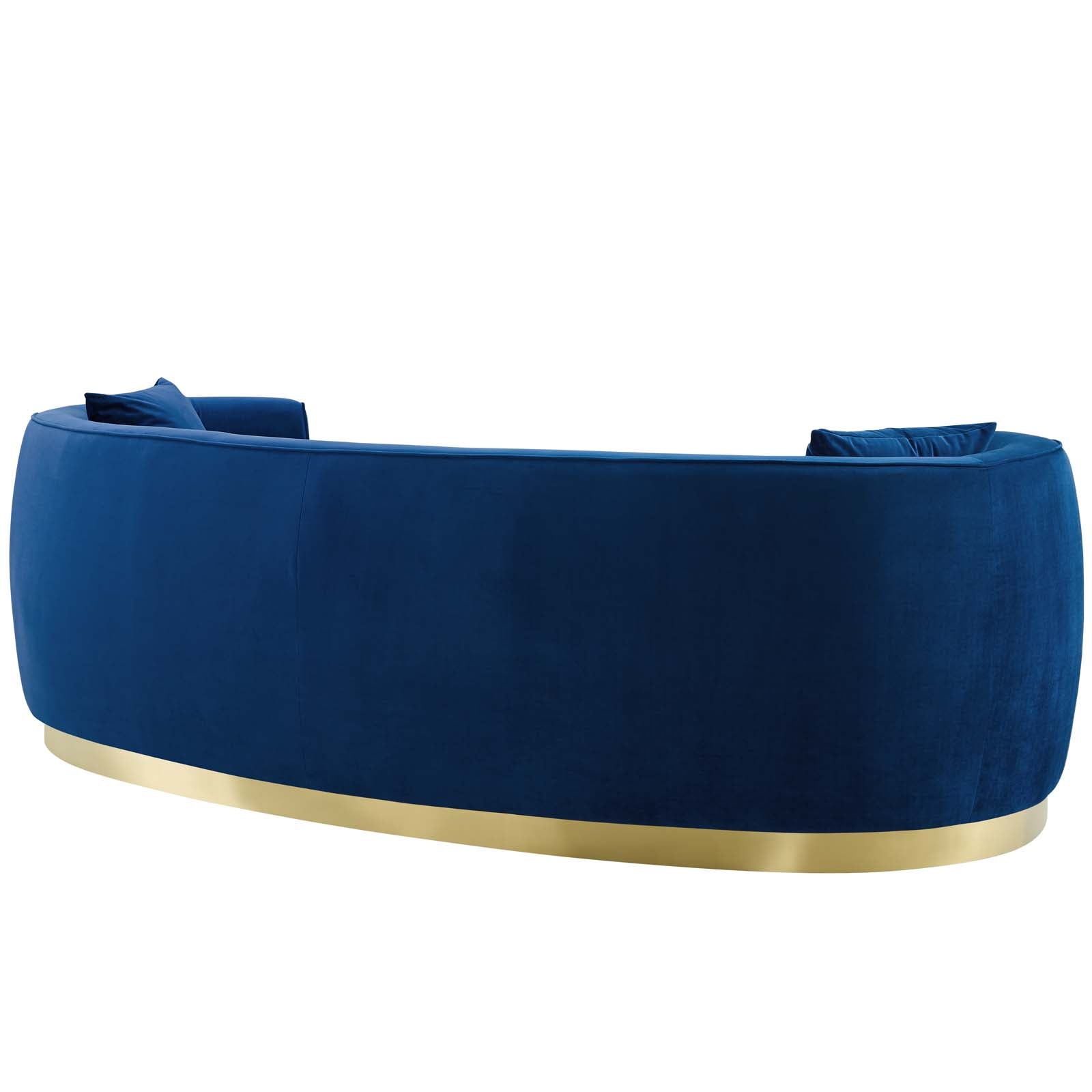 Modway Sofas & Couches - Resolute Sofa Navy & Gold