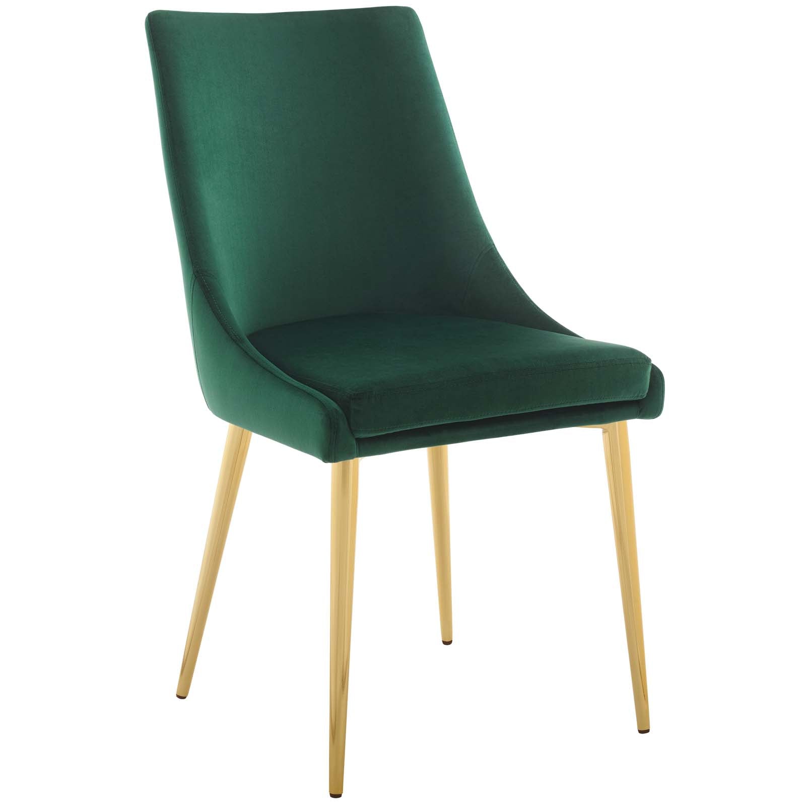 Modway Dining Chairs - Viscount Accent Performance Velvet Dining Chair Green