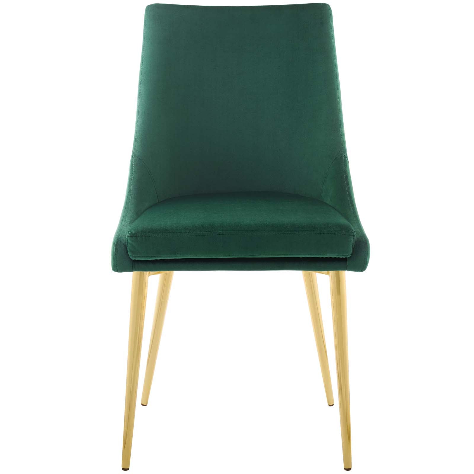 Modway Dining Chairs - Viscount Accent Performance Velvet Dining Chair Green