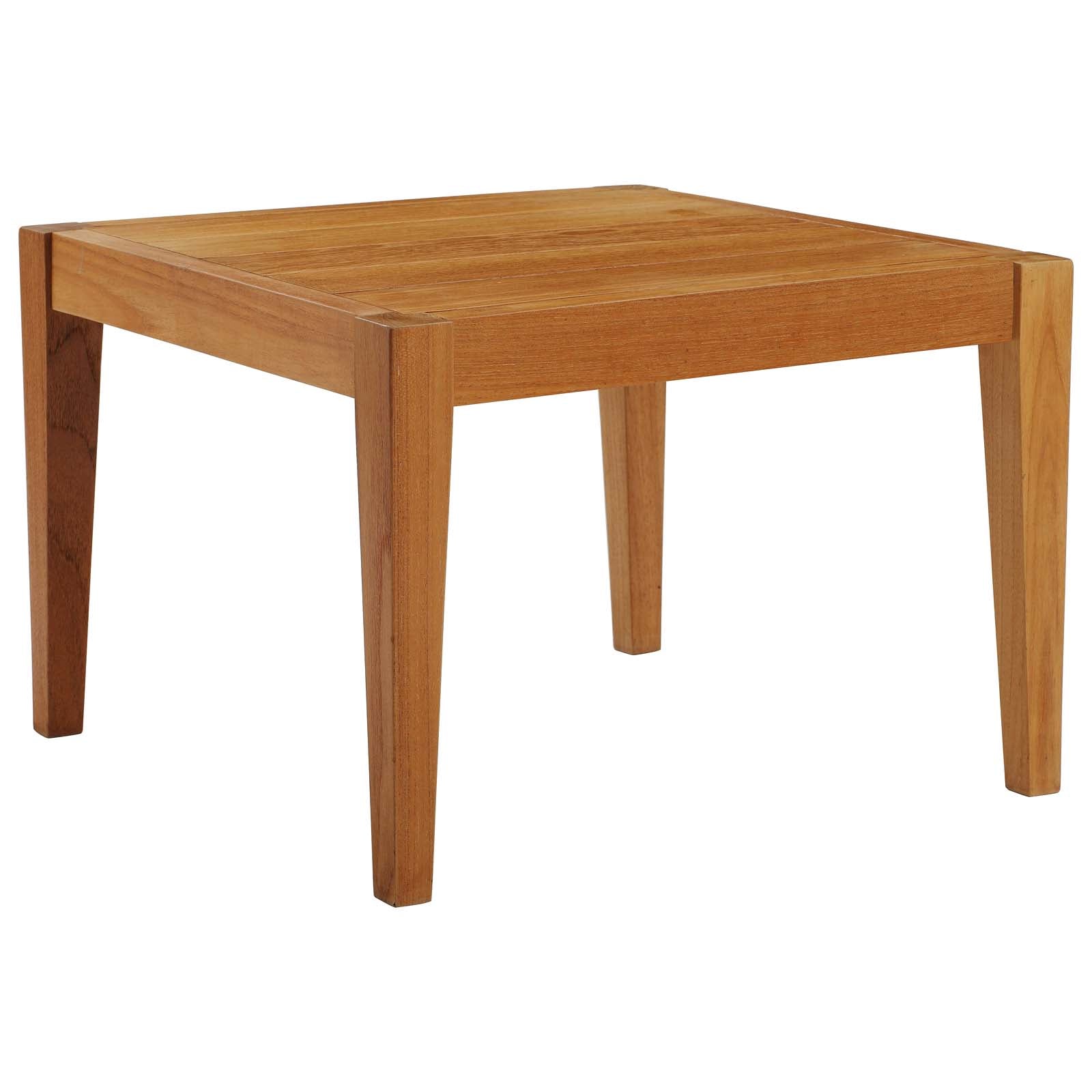 Modway Outdoor Side Tables - Northlake Outdoor Side Table Natural