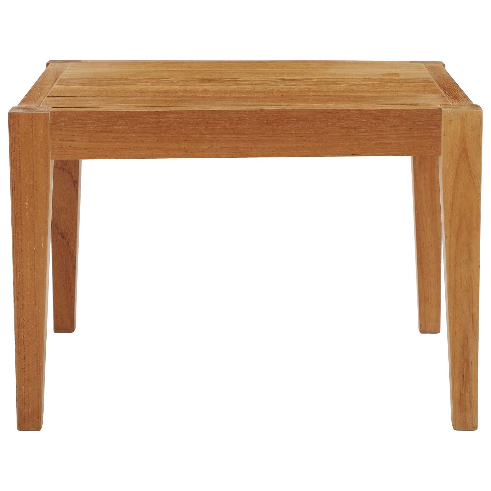 Modway Outdoor Side Tables - Northlake Outdoor Side Table Natural