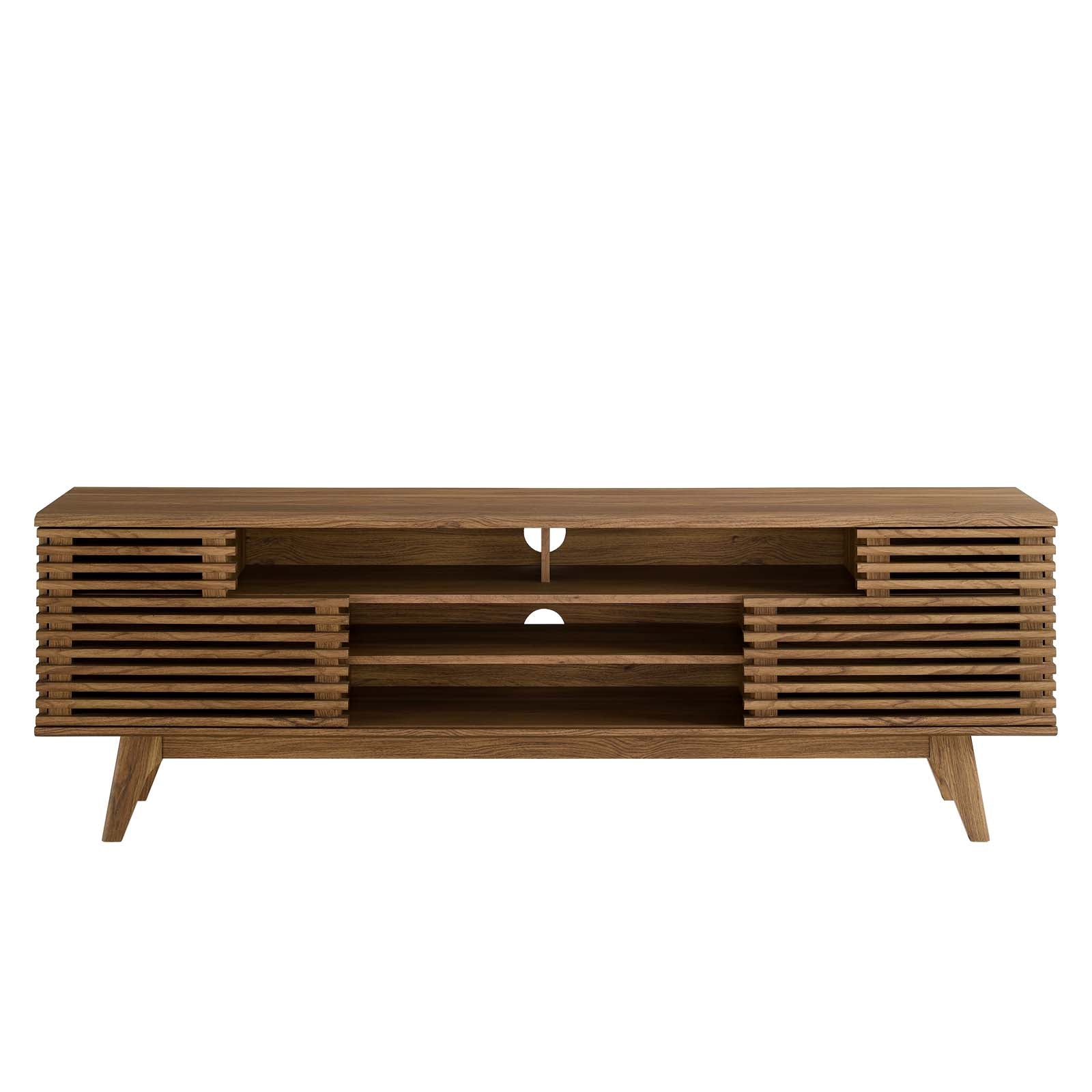 Modway render tv discount stand walnut