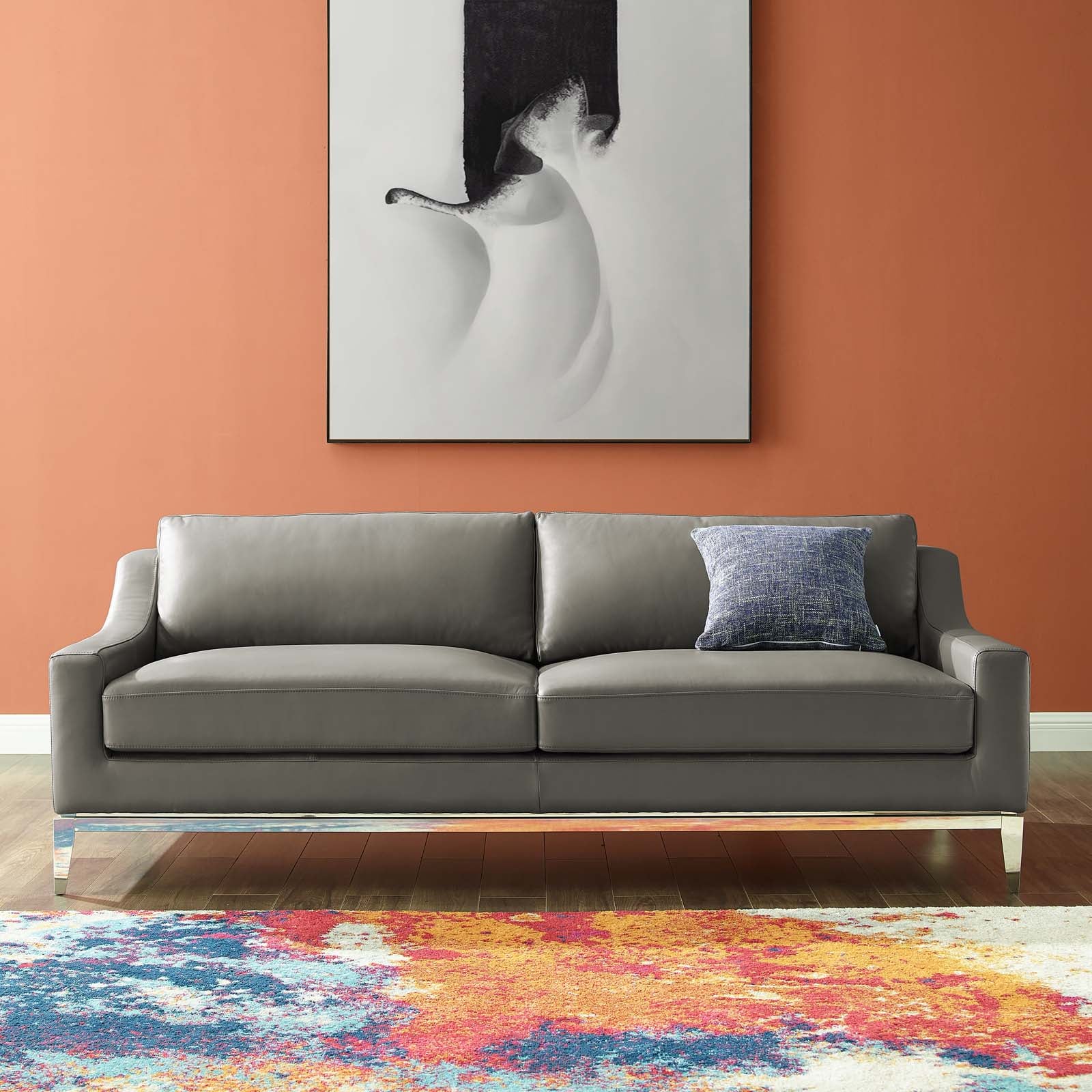 Modway Sofas & Couches - Harness 83.5" Sofa Gray