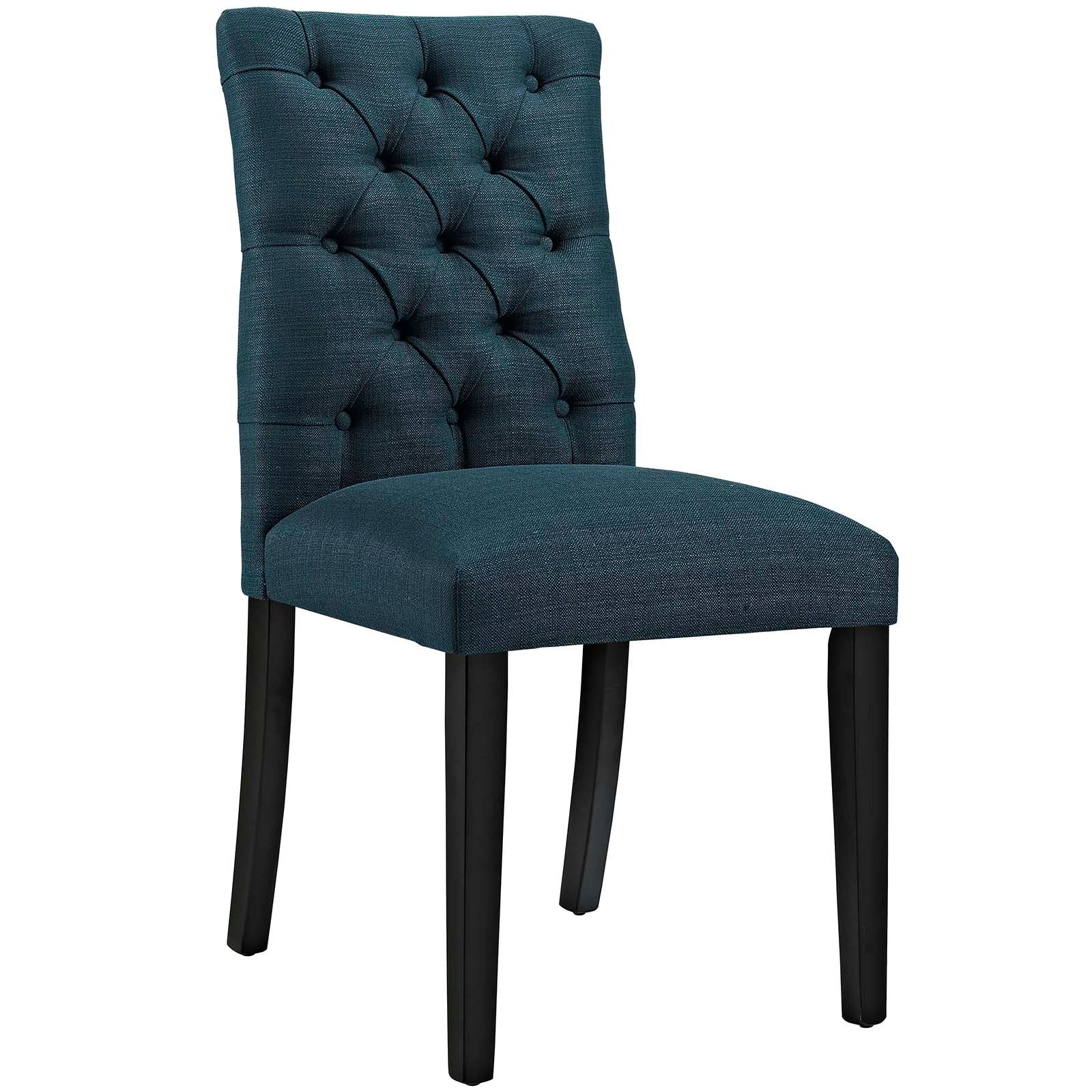 Modway Dining Chairs - Duchess Dining Chair Fabric Set of 2 Azure