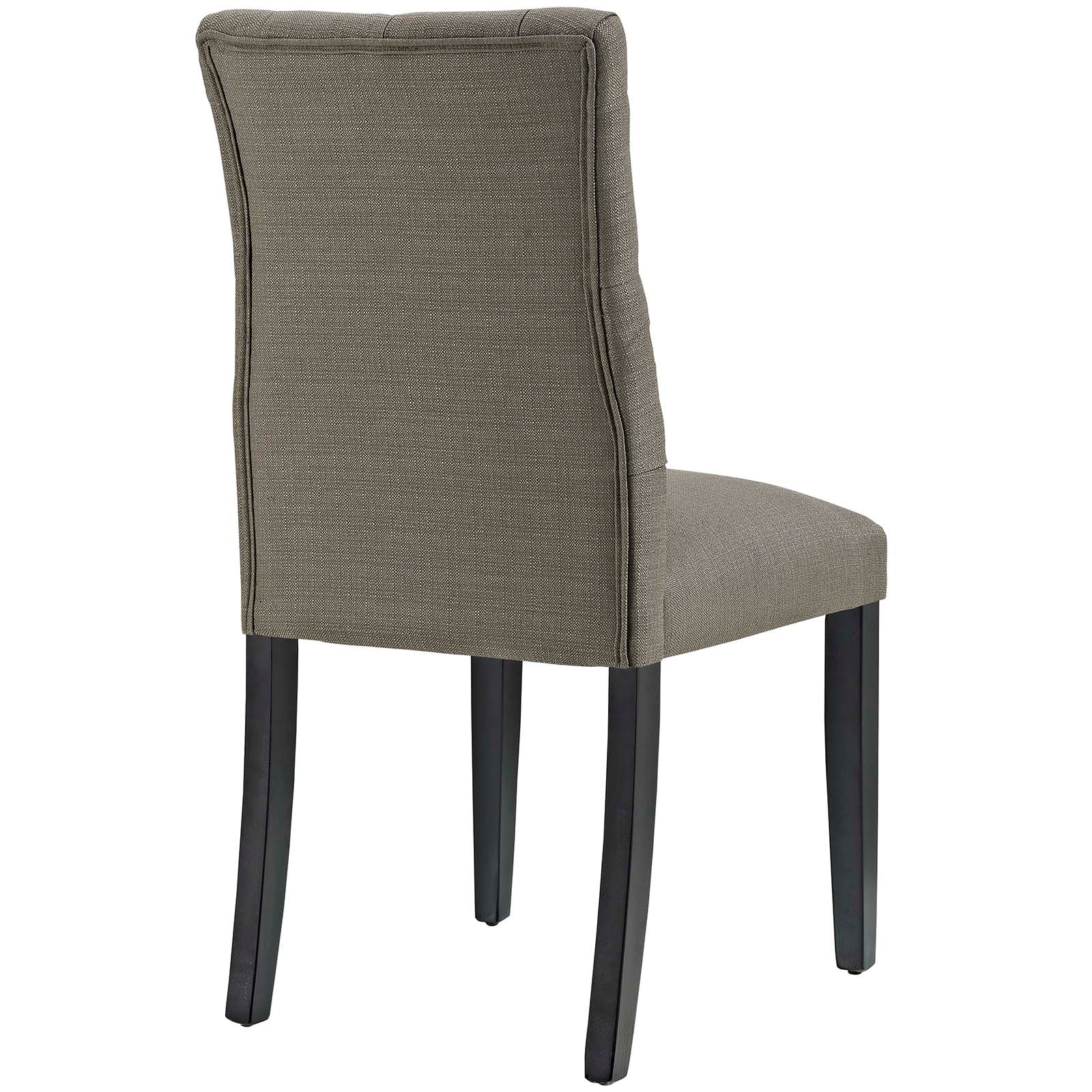 Modway Dining Chairs - Duchess Dining Chair Fabric ( Set of 2 ) Granite