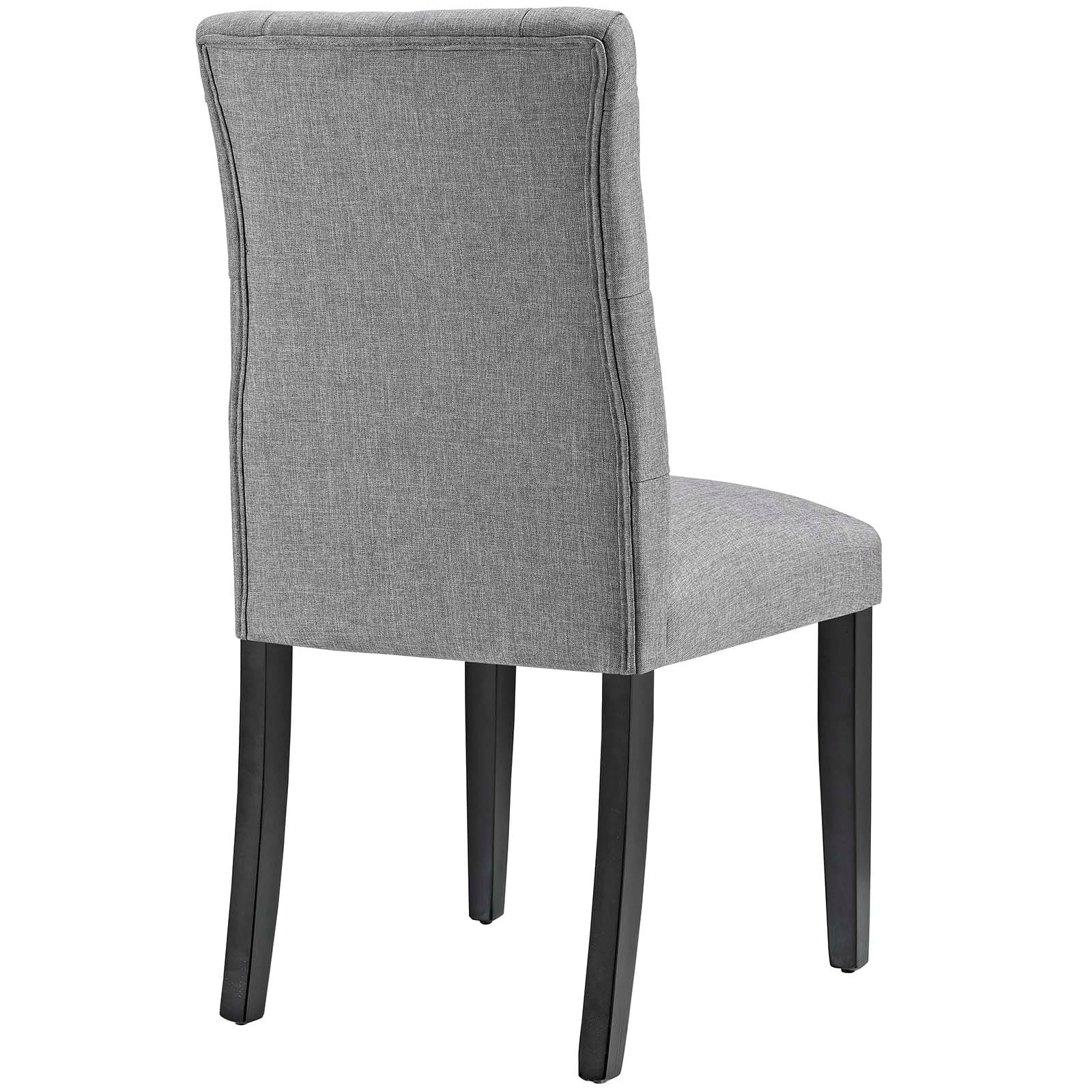 Modway Dining Chairs - Duchess Dining Chair Fabric Light Gray (Set of 2)