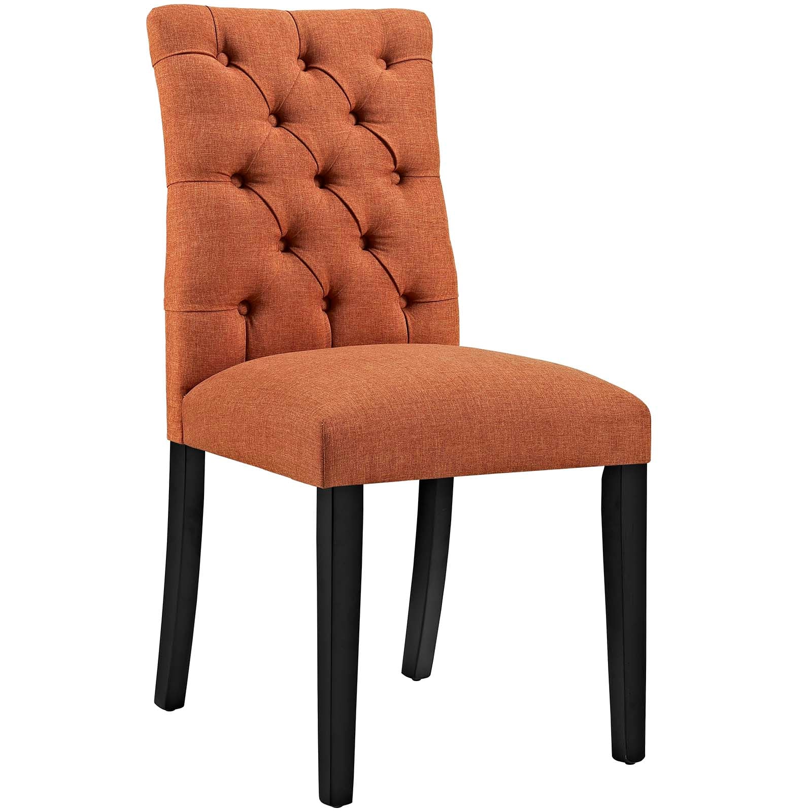 Modway Dining Chairs - Duchess Dining Chair Fabric ( Set of 2 ) Orange