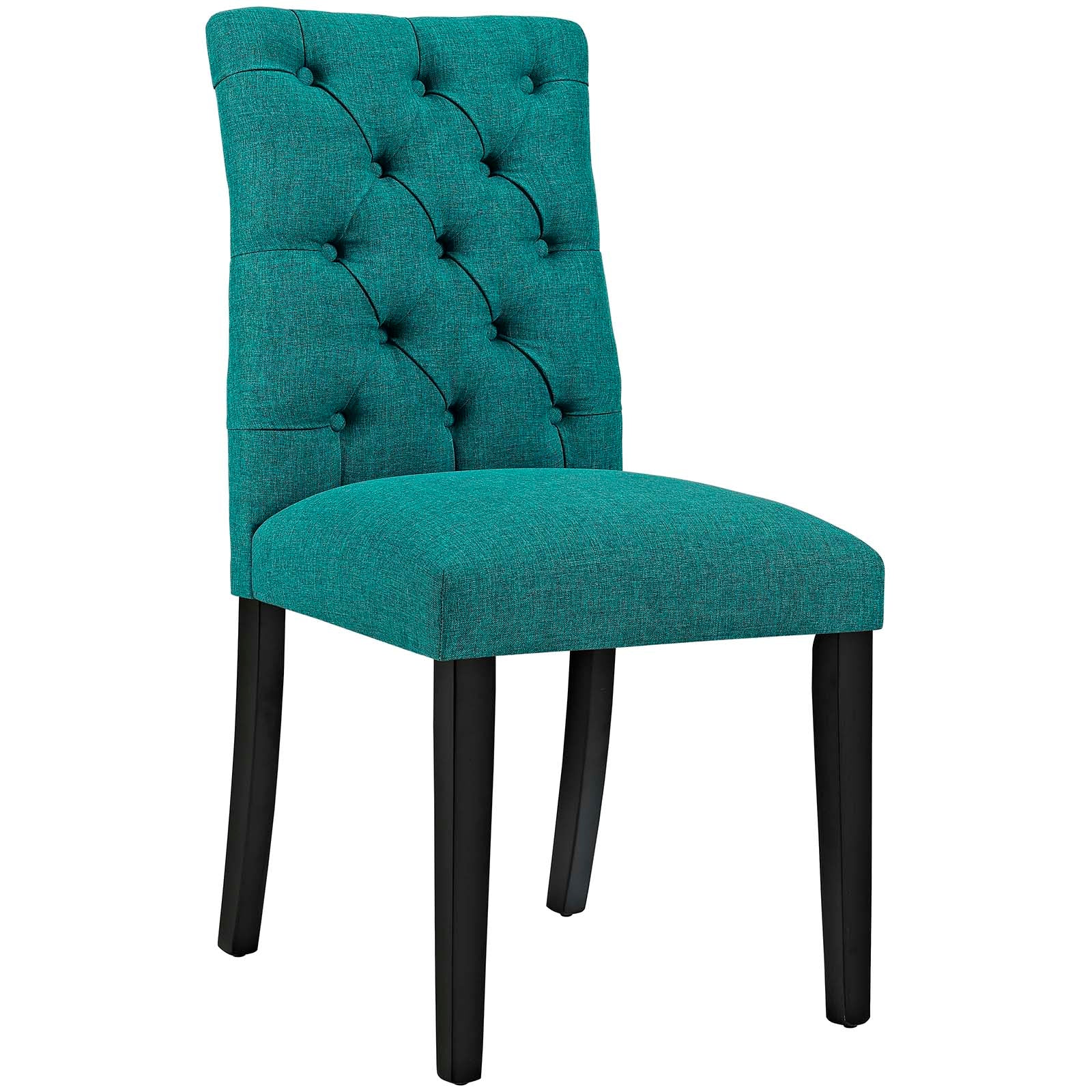 Modway Dining Chairs - Duchess Dining Chair Fabric ( Set of 2 ) Teal