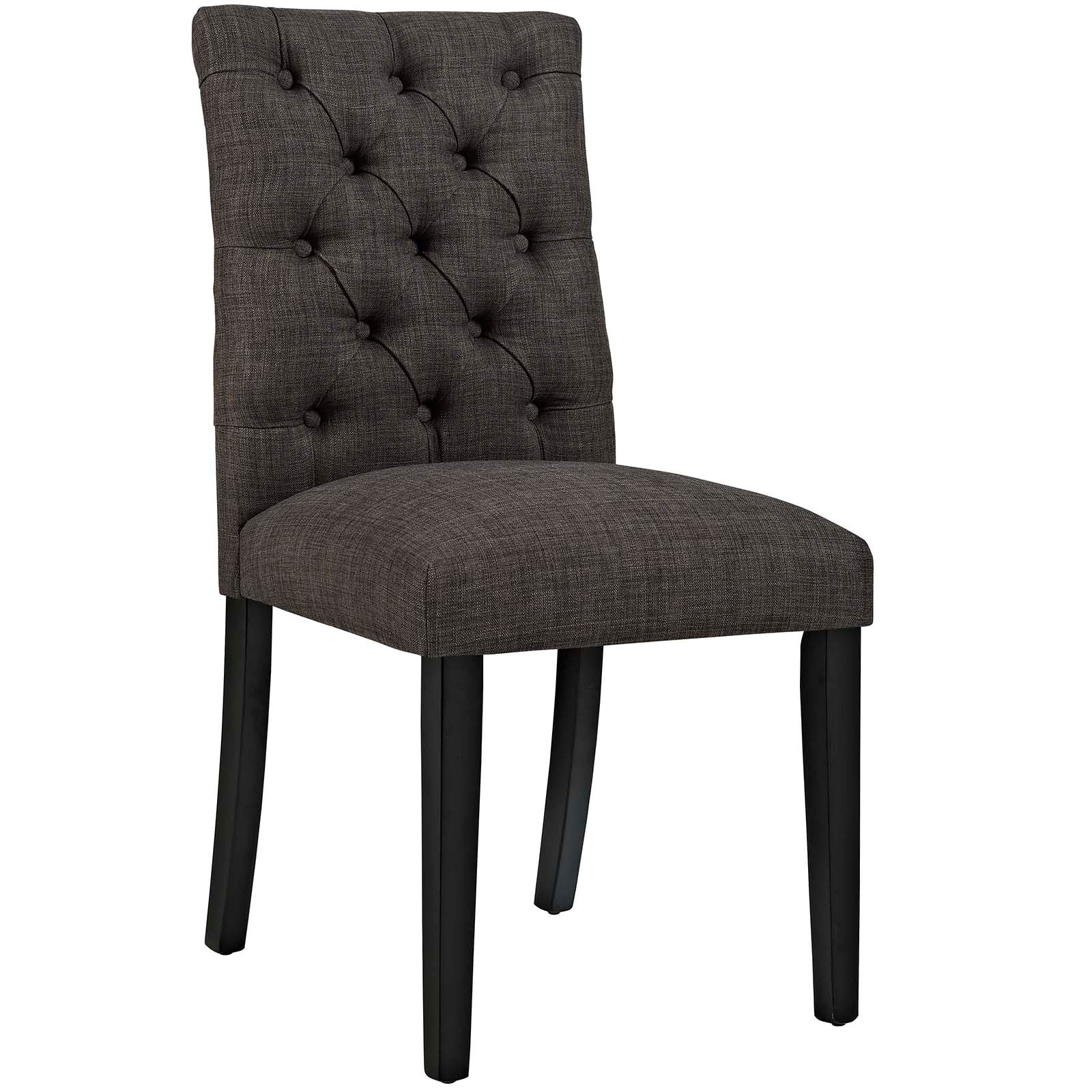 Modway Dining Chairs - Duchess Dining Chair Fabric ( Set of 4 ) Brown