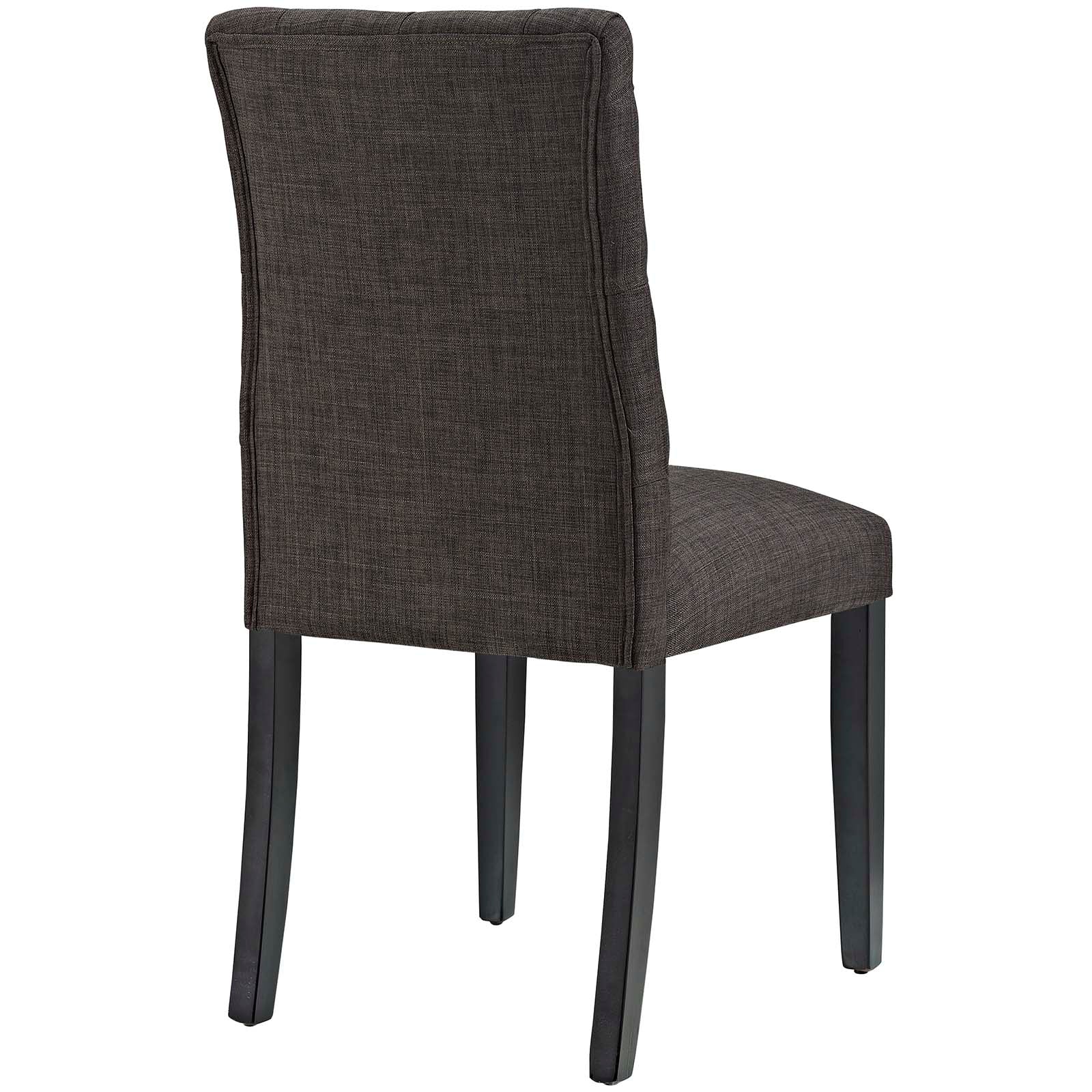 Modway Dining Chairs - Duchess Dining Chair Fabric ( Set of 4 ) Brown