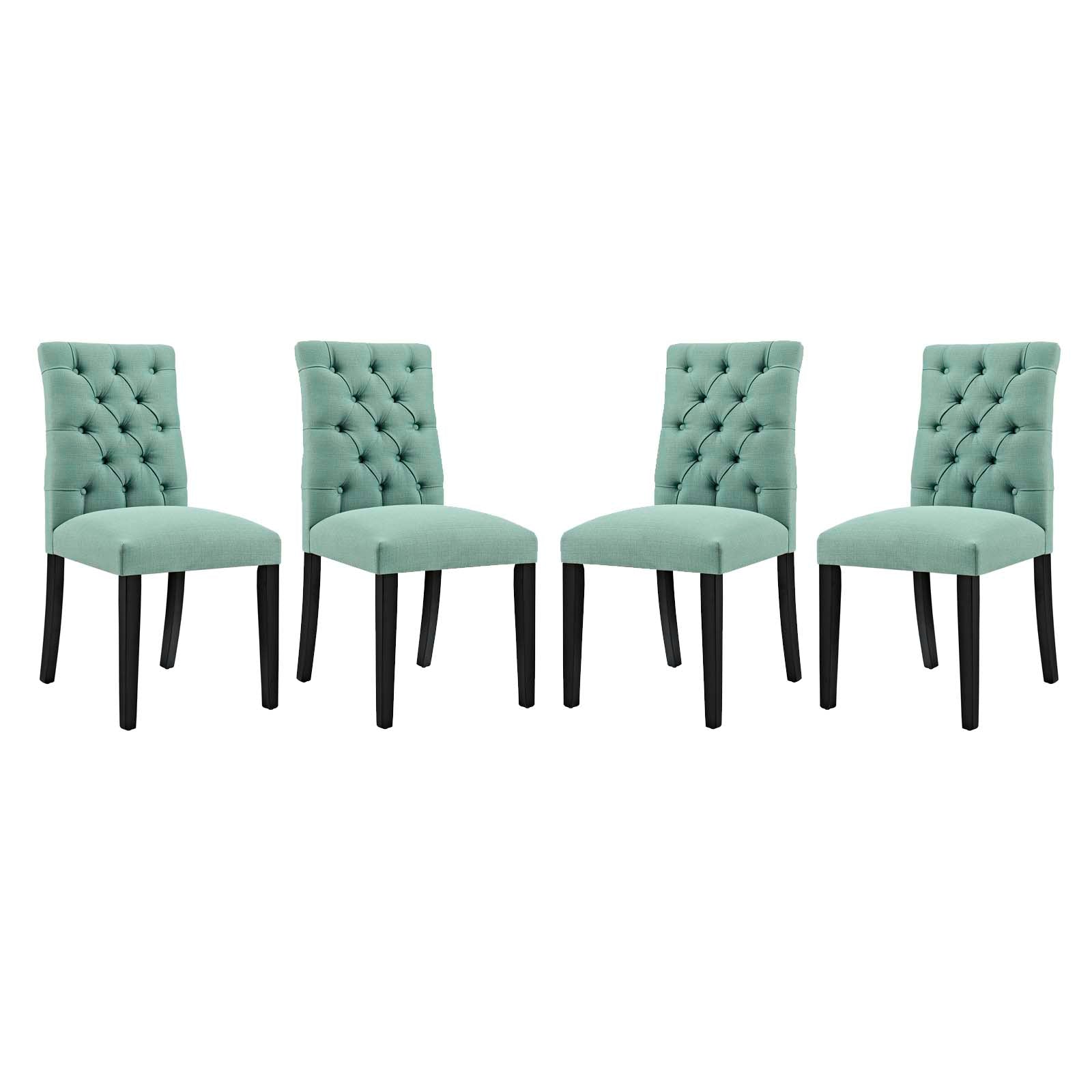 Modway Dining Chairs - Duchess Dining Chair Fabric ( Set of 4 ) Laguna