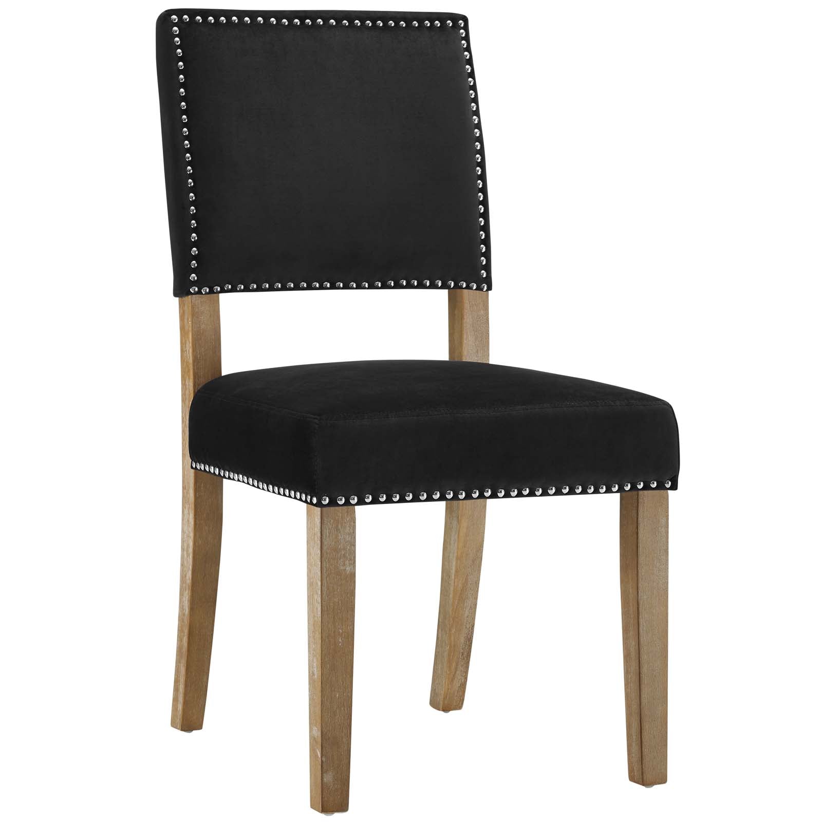Modway Dining Chairs - Oblige Dining Chair Wood Black ( Set of 4 )