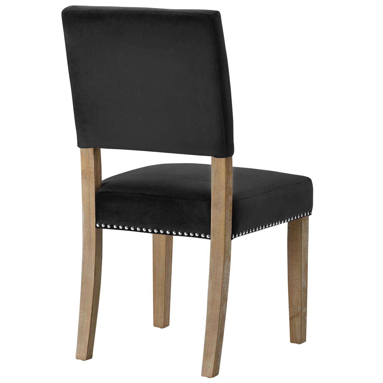 Modway Dining Chairs - Oblige Dining Chair Wood Black ( Set of 4 )