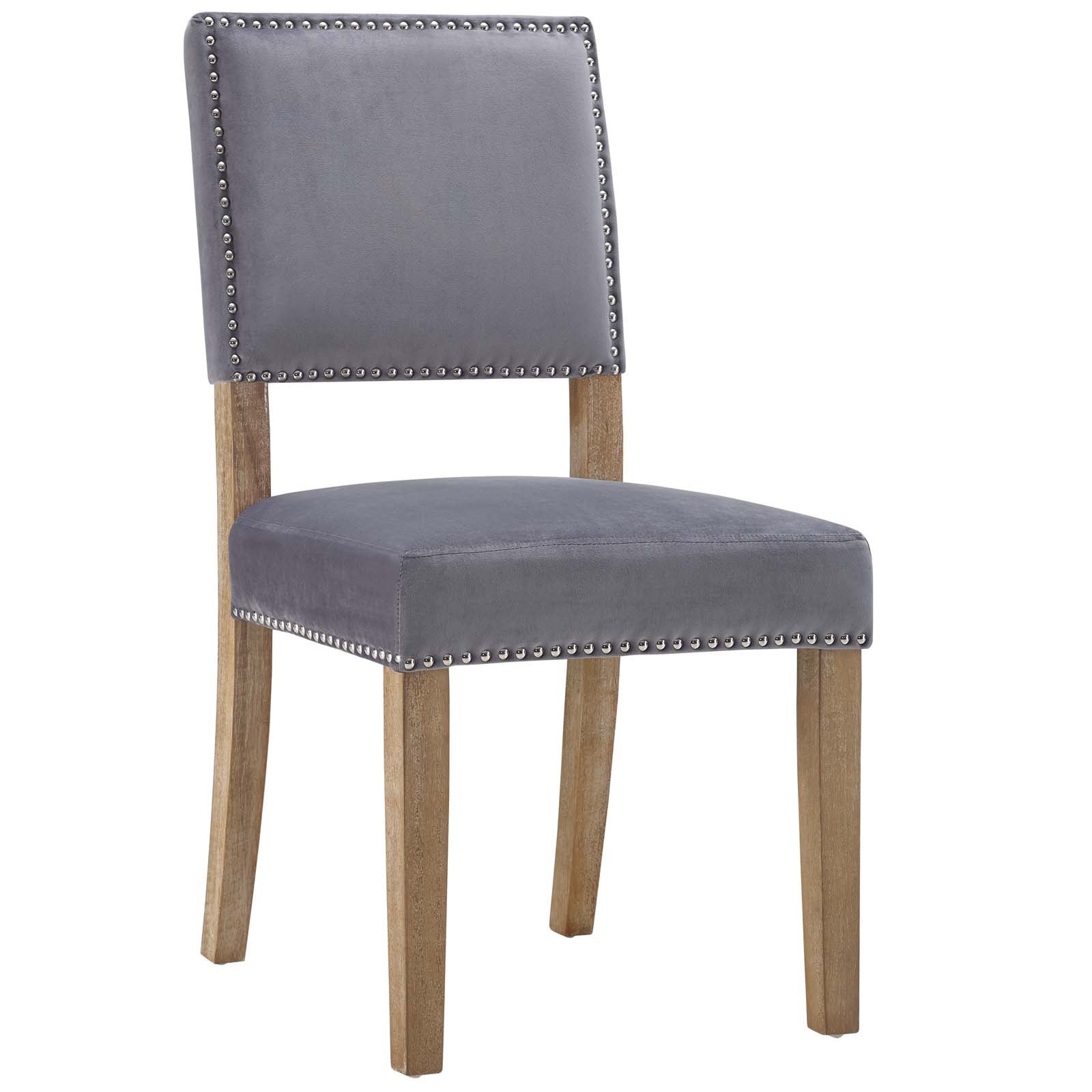 Modway Dining Chairs - Oblige Dining Chair Wood Gray ( Set of 4 )
