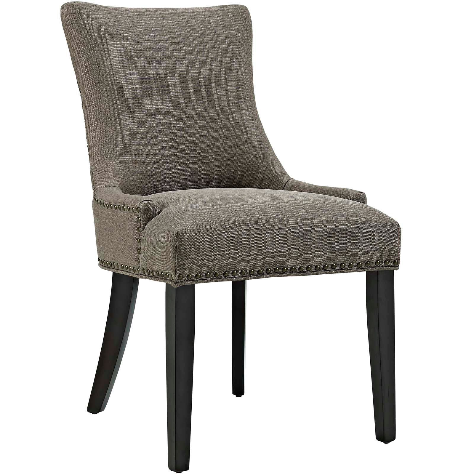 Modway Dining Chairs - Marquis Dining Chair Fabric Granite (Set of 4)