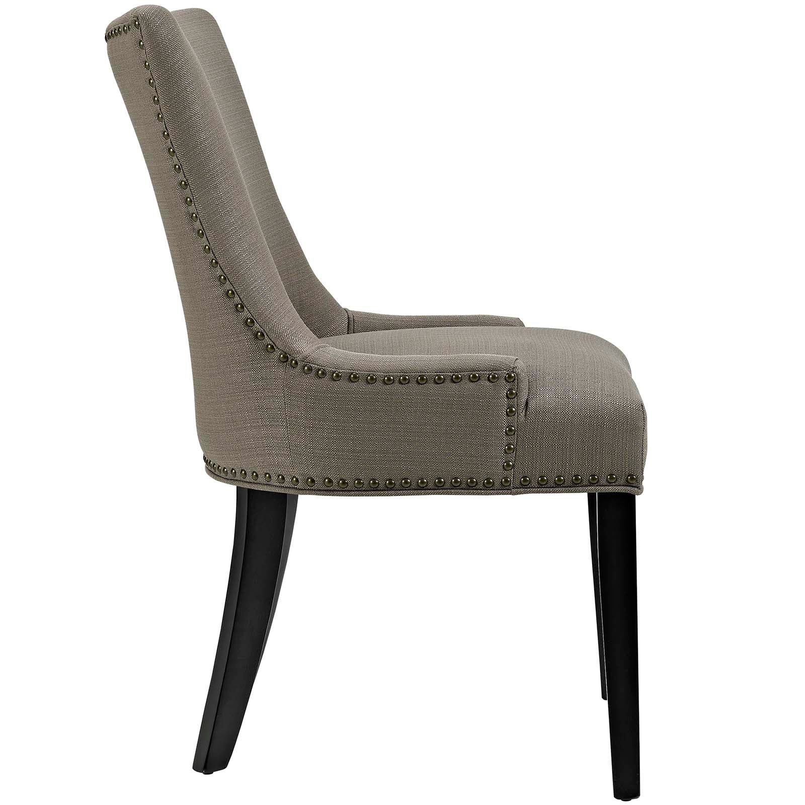 Modway Dining Chairs - Marquis Dining Chair Fabric Granite (Set of 4)