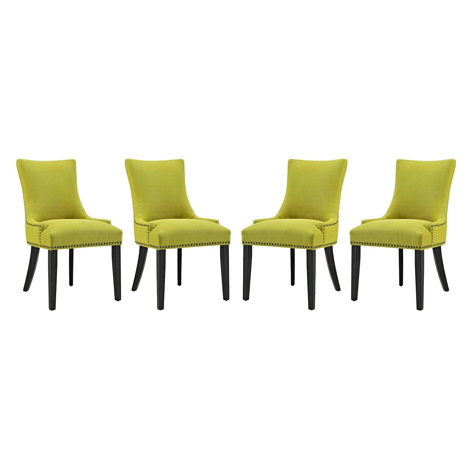Modway Dining Chairs - Marquis Dining Chair Fabric Wheatgrass (Set of 4)
