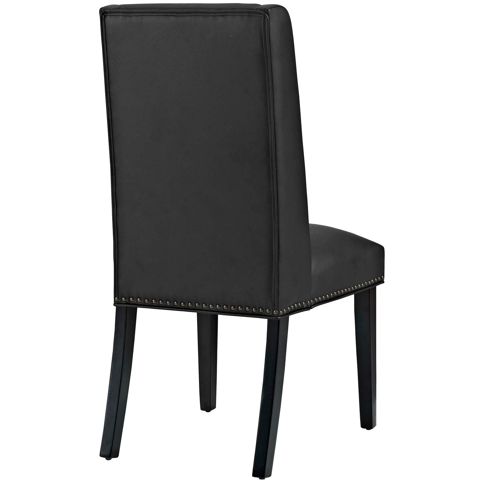 Modway Dining Chairs - Baron Dining Chair Vinyl ( Set of 4 ) Black