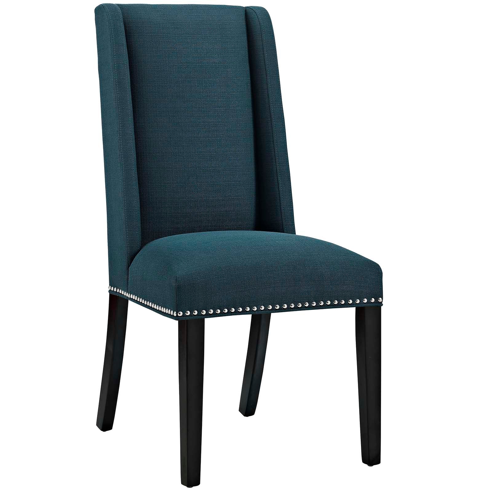 Modway Dining Chairs - Baron Dining Chair Fabric Azure (Set of 4)