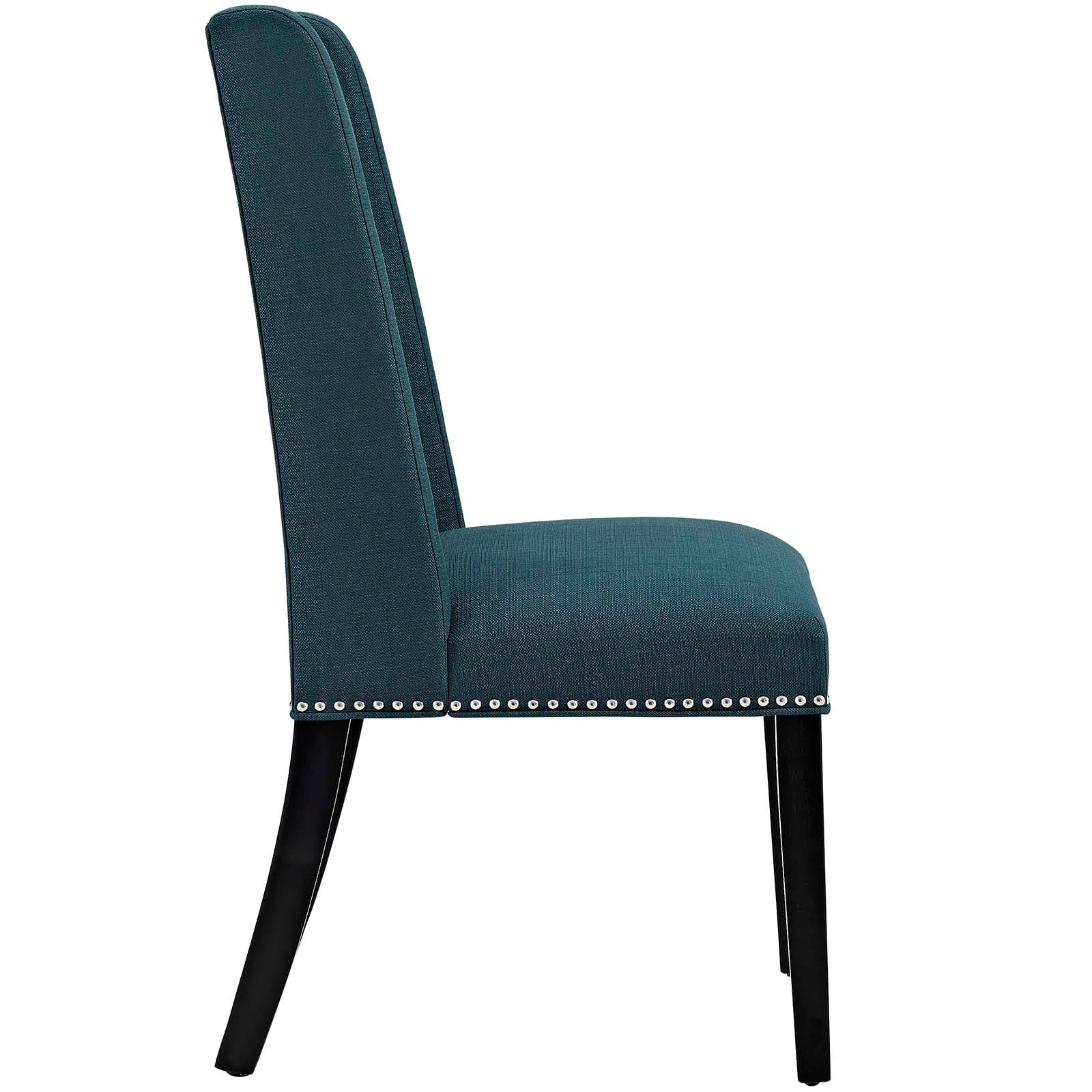 Modway Dining Chairs - Baron Dining Chair Fabric Azure (Set of 4)
